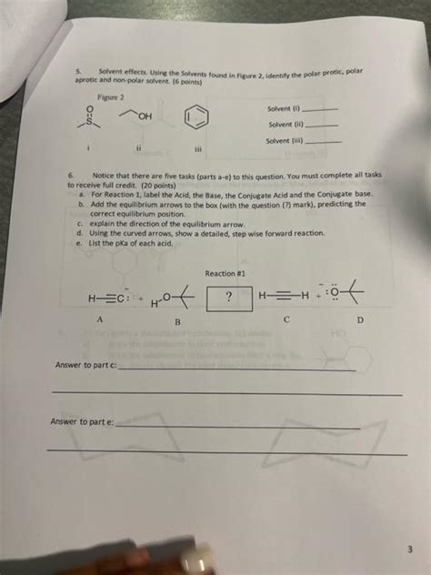 Solved 5. Solvent effects. Using the Solvents found in | Chegg.com