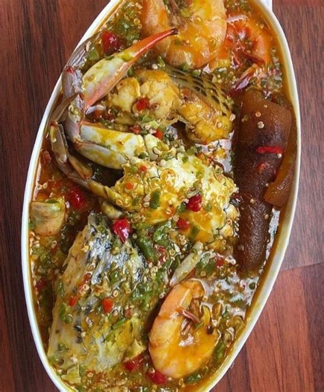 Sauce Gombo Avec Crabe Et Crevette Recettes De Cuisine Africaine