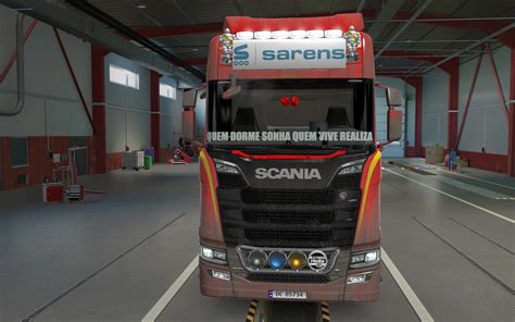 DUŻY LIGHTBOX SCANIA R I S 2016 SARENS 1 40 ETS2 ETS2 Mody ATS Mod