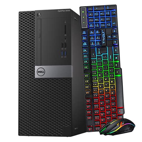 Dell Optiplex 5050 Gaming Tower Intel Core I5 7th Gen 16gb Ram 512gb Ssd Nvidia Geforce Gt 1030