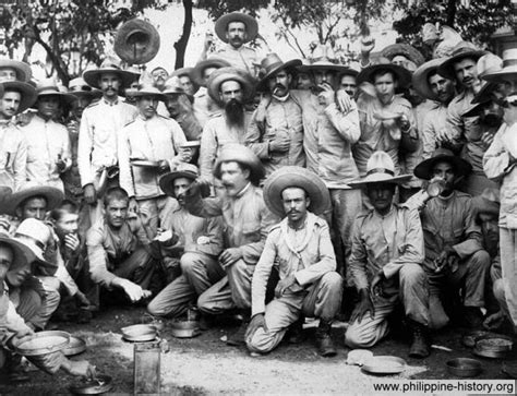 1898 Photo of Spanish Soldiers held Prisoners in Manila