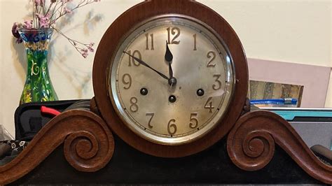 1920 B20 Junghans Westminster Chime Tambour Mantel Clock YouTube