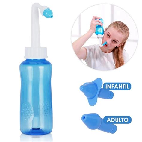 Higienizador Nasal Lavador Lavagem De Nariz Ducha Nasal Sinusite 2