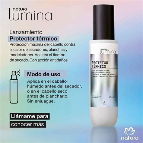 Protector térmico lumina Natura cosmetico Cremas para el cuerpo