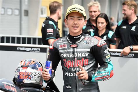 佐々木歩夢、motogpドイツgpで自身初のmoto3ポール獲得に取り戻した自信と笑顔。「勝ってやるぞ」とレースに意気込み