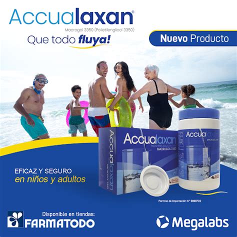 Polietilenglicol 3350 Accualaxan Polvo Para Solución Oral Megalabs 17 g