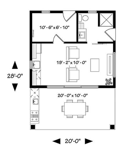 Covill Cabana - Coastal House Plans from Coastal Home Plans