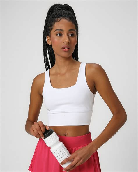 Riachuelo Top esportivo feminino zero transparência branco BodyWork