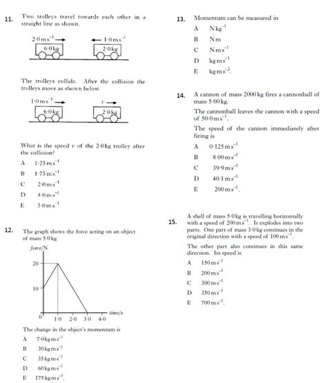 Unit 3 Worksheet 3 Physics Answers