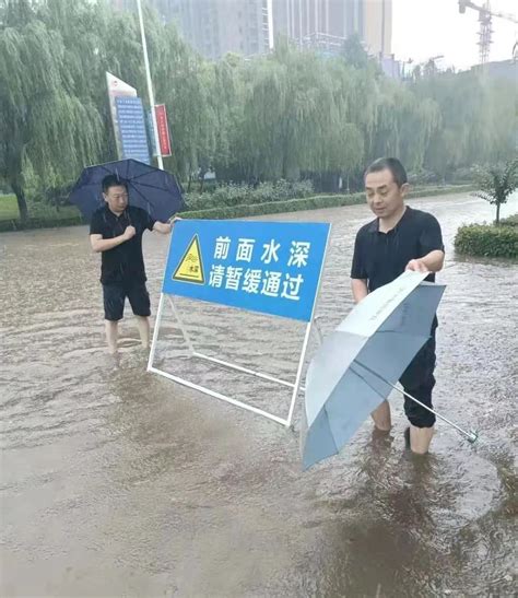 暴雨后，鹤壁的一幕幕