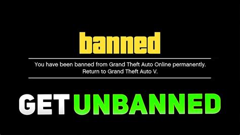 How To Unban Your GTA 5 Online Account 100 Working YouTube