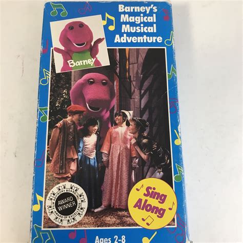 Vintage Barney Vhs Barneys Magical Musical Grelly Usa