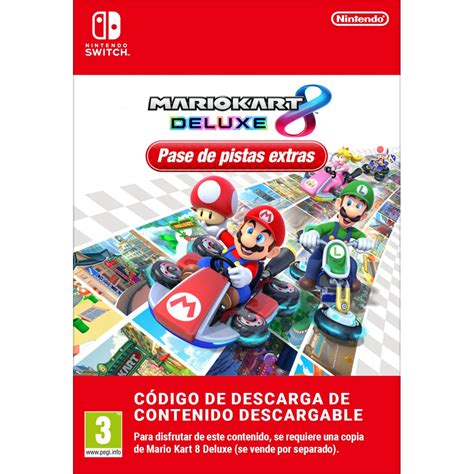 Mario Kart Deluxe Switch Juego F Sico Pase De Pistas Extras Cont