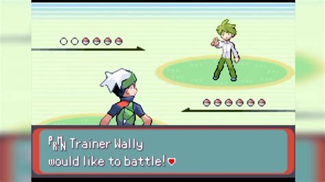 Pokemon Inclement Emerald Challenge Mode Wally Mauville City YouTube