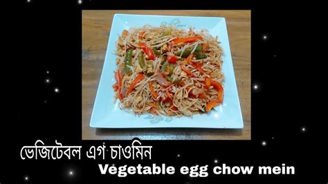 ভেজিটেবল এগ চাওমিন Ll Vegetable Egg Chow Mein Ll Tasty Cooking World