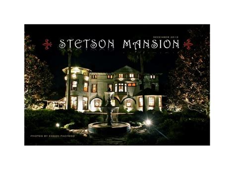 Stetson Mansion Holiday Tours