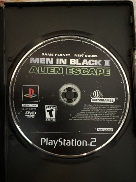 Men In Black Ii Alien Escape Sony Playstation Disc Only