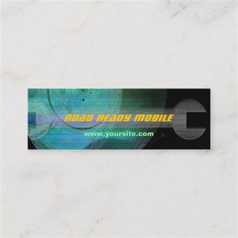 Road Ready Mobile Mechanic Business Card | Zazzle.com