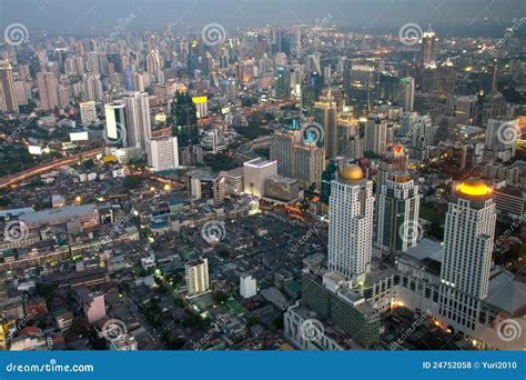 Aerial View Of Bangkok Royalty Free Stock Photos - Image: 24752058