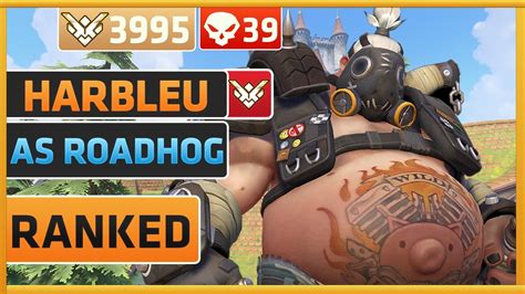 Overwatch Hardest Roadhog Game Ever Harbleu Rank 1 Roadhog Player