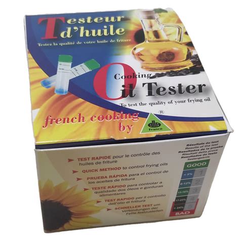 Testeur D Huile De Friture Jetable Oleo Test X10 Testeurs D Huile