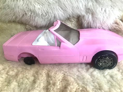 Vintage Pink Barbie Corvette - Etsy