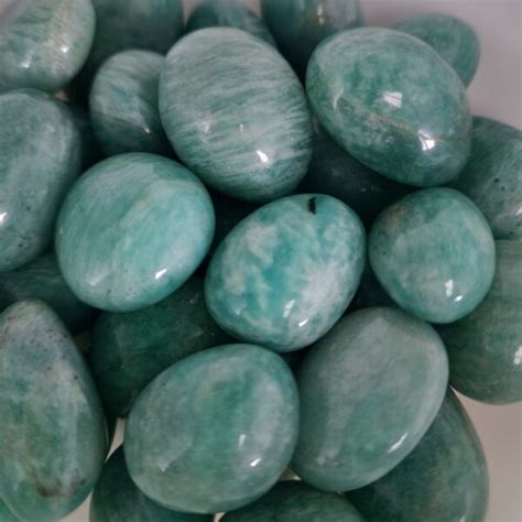 Amazonite A Tumble Stone Lovely Sunshine Crystals