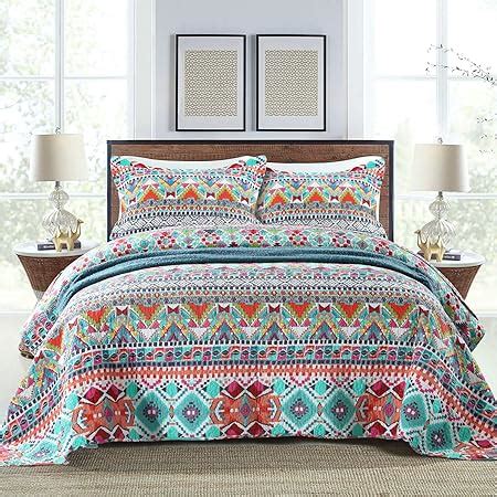 Amazon Autumn Dream Cotton Bedspread Quilt Set 3 Pieces