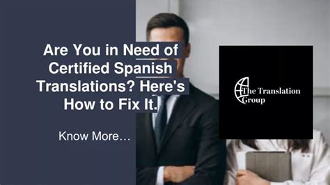 Ppt Are You In Need Of Certified Spanish Translations Here S How To