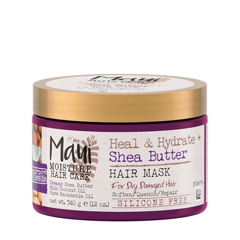 Maui Moisture Heal And Hydrate Shea Butter Hair Mask And Leave In