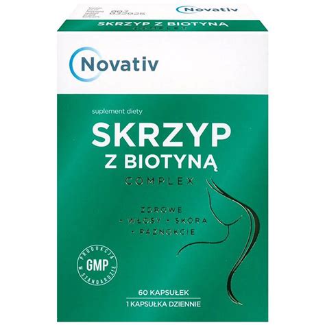 Novativ Skrzyp Z Biotyn Niska Cena Na Allegro Pl