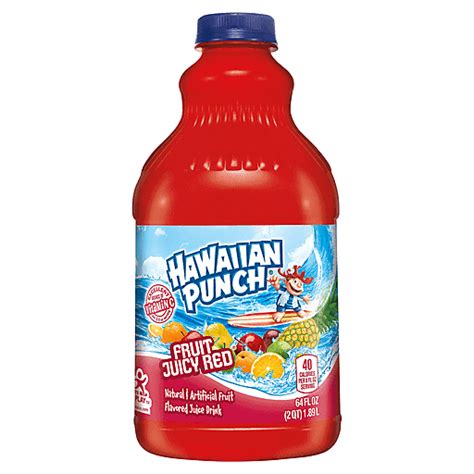 Hawaiian Punch Fruit Juicy Red 64 Fl Oz Bottle Fruit Berry