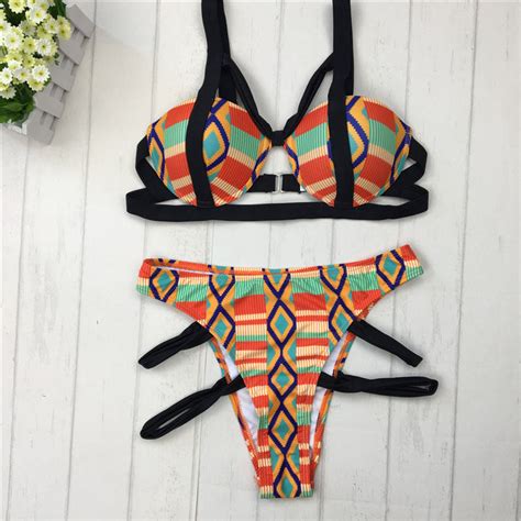 High Waist African Print Bikini Set Zorket