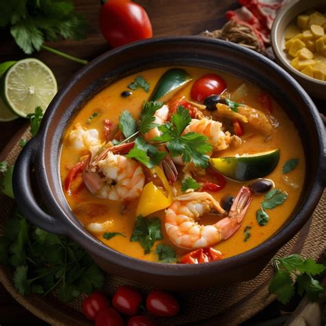 Premium Ai Image Brazilian Fish Stew Moqueca