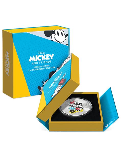 Mickey Minnie Disney Oz Moneda Plata Niue