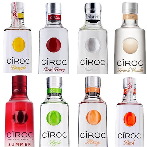 Ciroc Flavored Vodkas – Five Eight Liquors