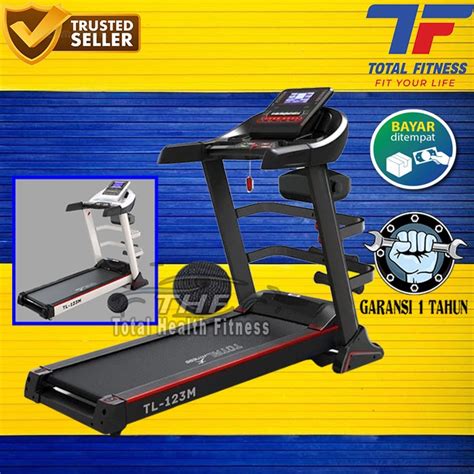 Jual Alat Olahraga Total Health Fitness Gym Treadmill Elektrik TL 123M