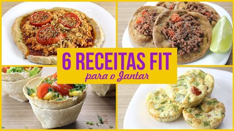 6 Receitas Fit Fáceis para a Hora do Jantar YouTube