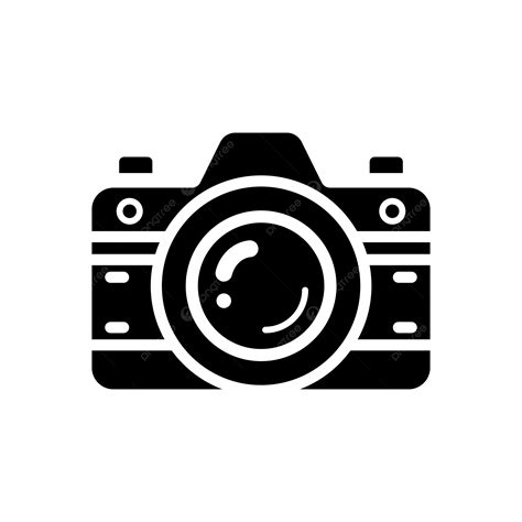 Photography Silhouette Camera Iconic Logo Design Transparent Background ...