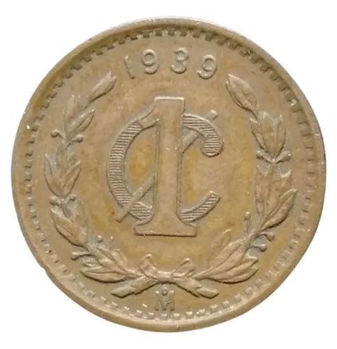 México 1 Centavo Monograma 1939 I2r 3 MercadoLibre