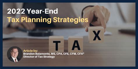 Year End Tax Planning Strategies For 2022 Mission Wealth