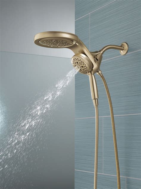 Hydrorain® H2okinetic® 5 Setting Two In One Shower Head In Lumicoat