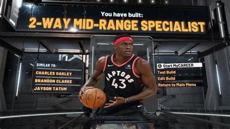 Best Way Mid Range Specialist Build On Nba K Most Overpowered