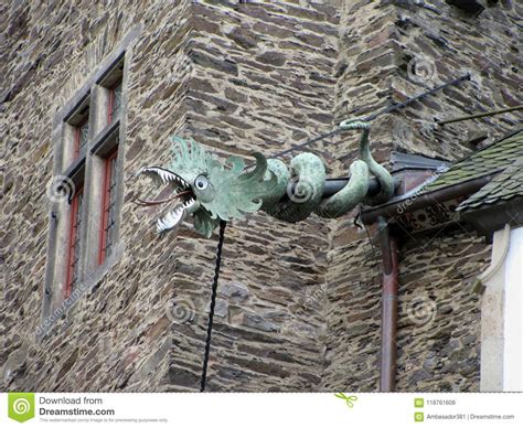 Burg Eltz Castle Detail Near Mosel River Valley, Germany Editorial ...