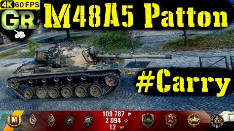 World Of Tanks M48a5 Patton Replay 6 Kills 8 8k Dmg Patch 1 4 0