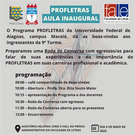 Aula Inaugural Profletras Faculdade De Letras