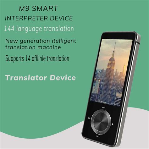 Traductor De Voz Instant Neo M Port Til Traductor De Idiomas En Tiempo