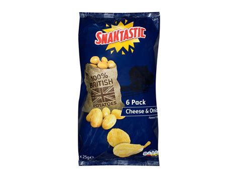 snaktastic multipack crisps cheese onion lidl