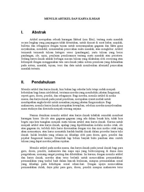 Contoh Artikel Bahasa Jawa Singkat Mind Books