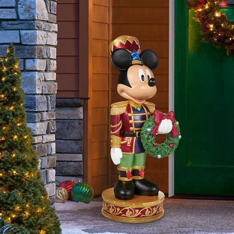 Disney 5ft (1.5m) Mickey Christmas Nutcracker with 11 LED...